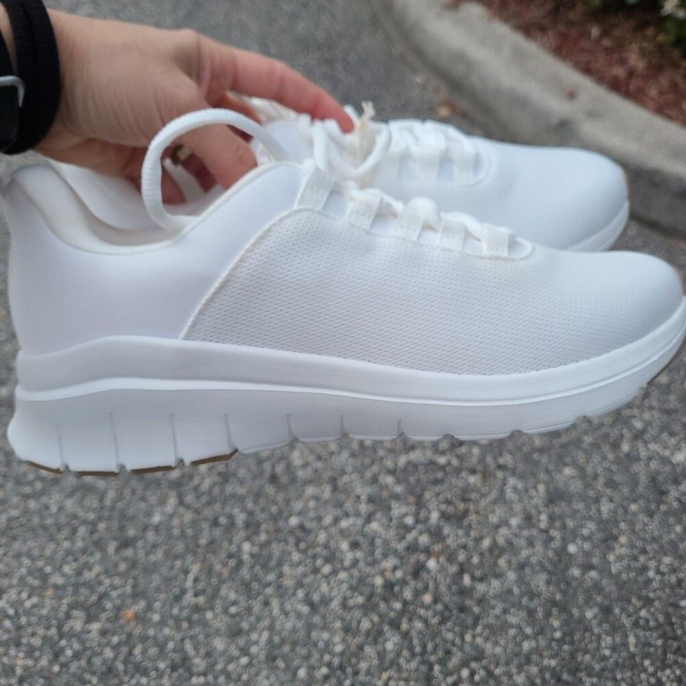 Crane Memory Foam Bright White Crosstrainers Shoes Men Size 10 New w/Tags